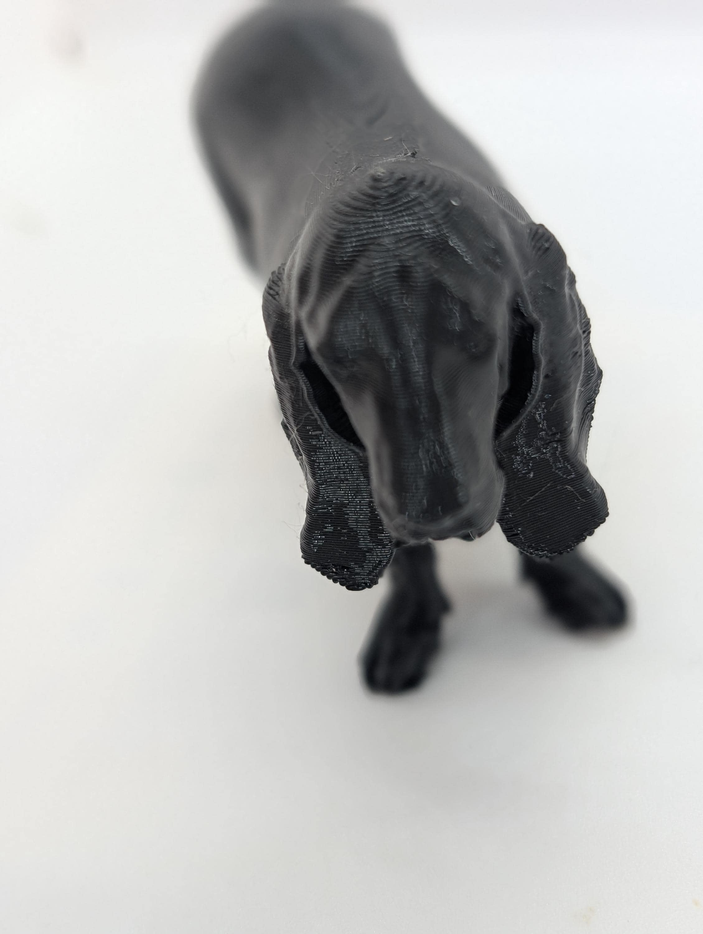 Basset Hound Sculpture Miniature, 3D Printed Dog, dog lover gift