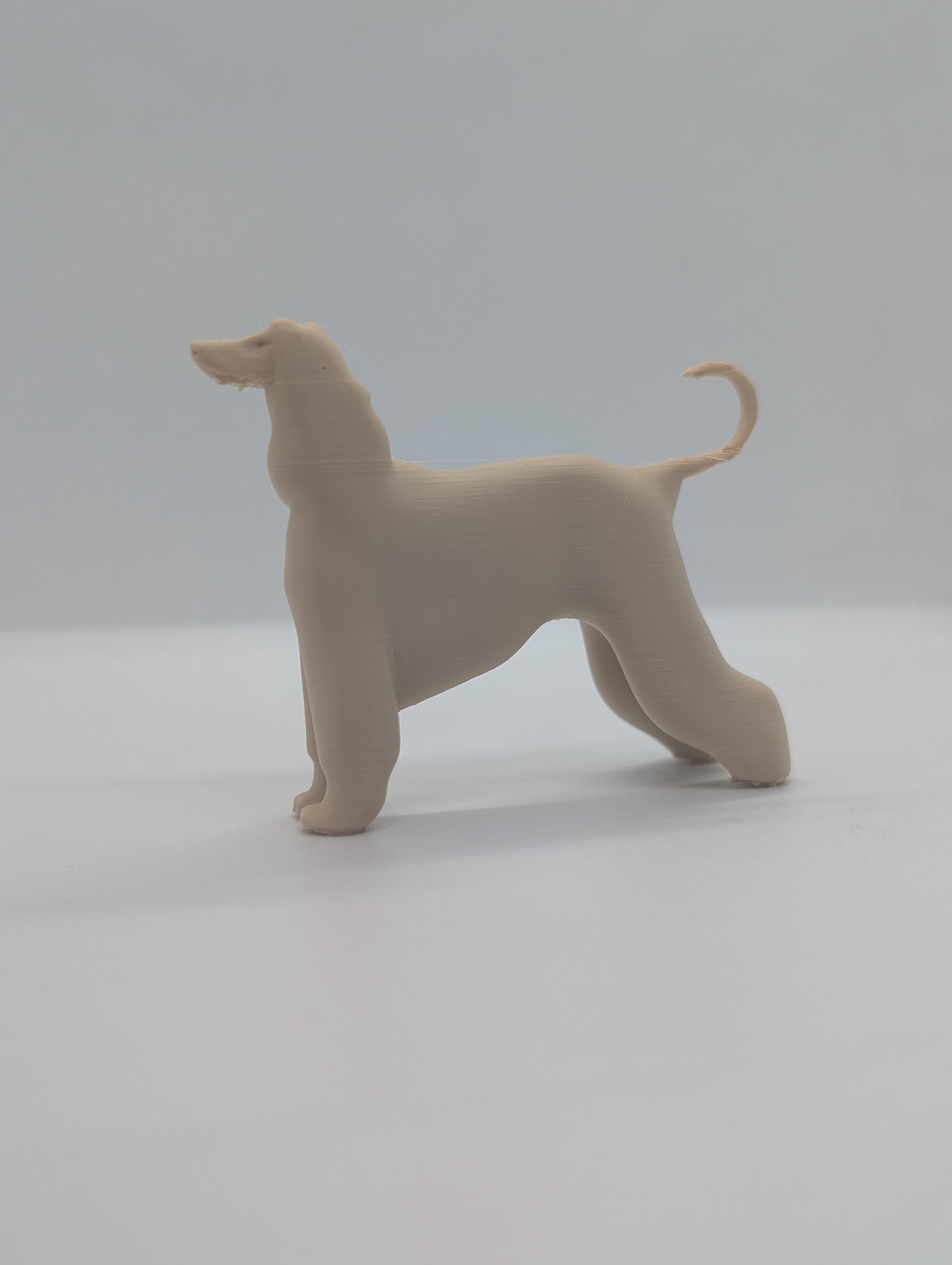 3D Printed Afghan hound Figurine - Custom Dog Miniature - Afghan hound Cake Topper - Pet Memorial Gift