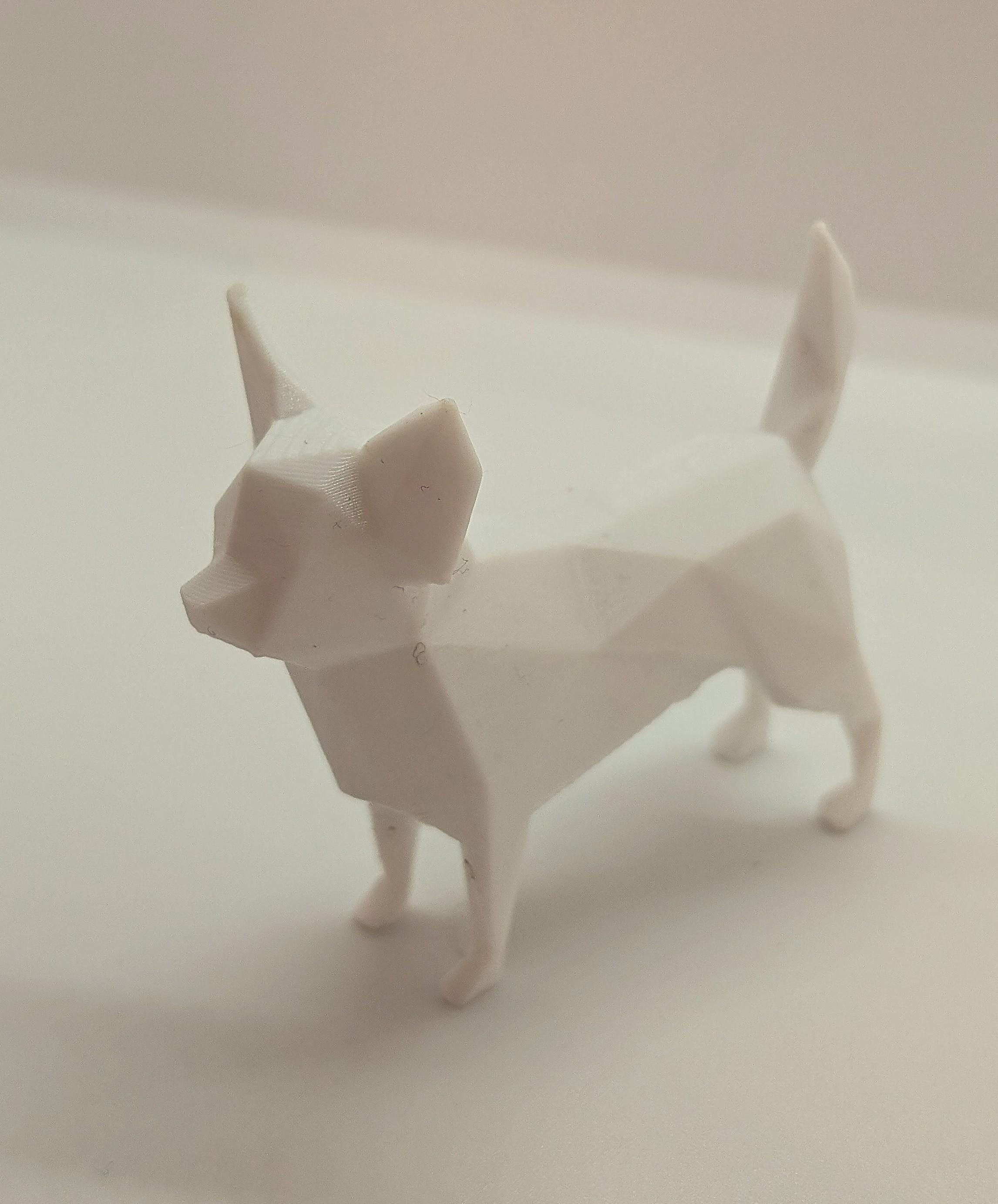 Chihuahua Dog miniature,  3D printed dog, chihuahua cake topper, dog cake topper, dog memory, dog home decoration