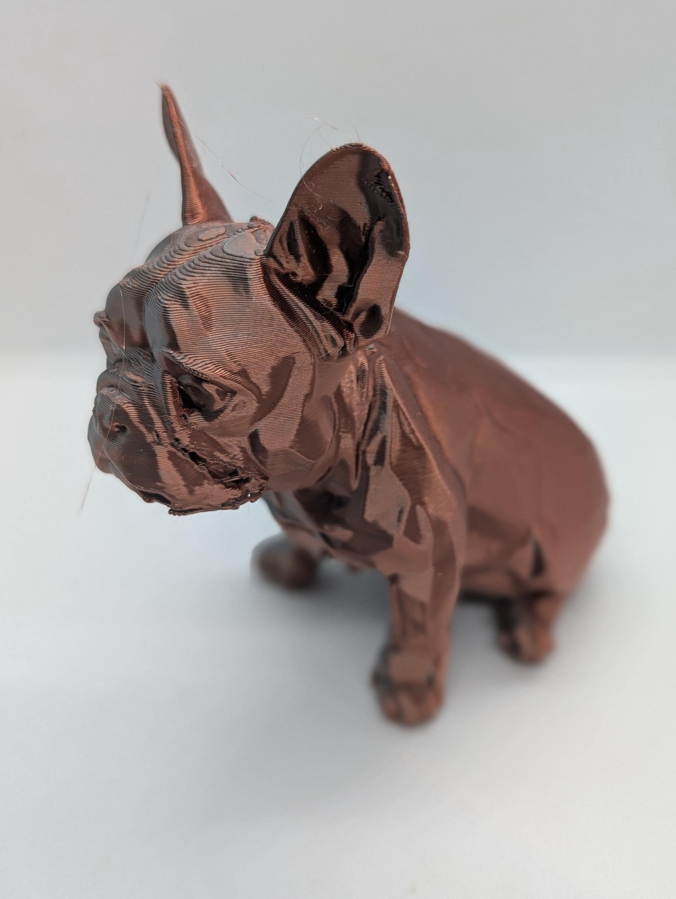 French bulldog dog miniature, 3D printed dog, dog cake topper, home decoration, puppy gift, puppy item,  3d printed  Dog figurine