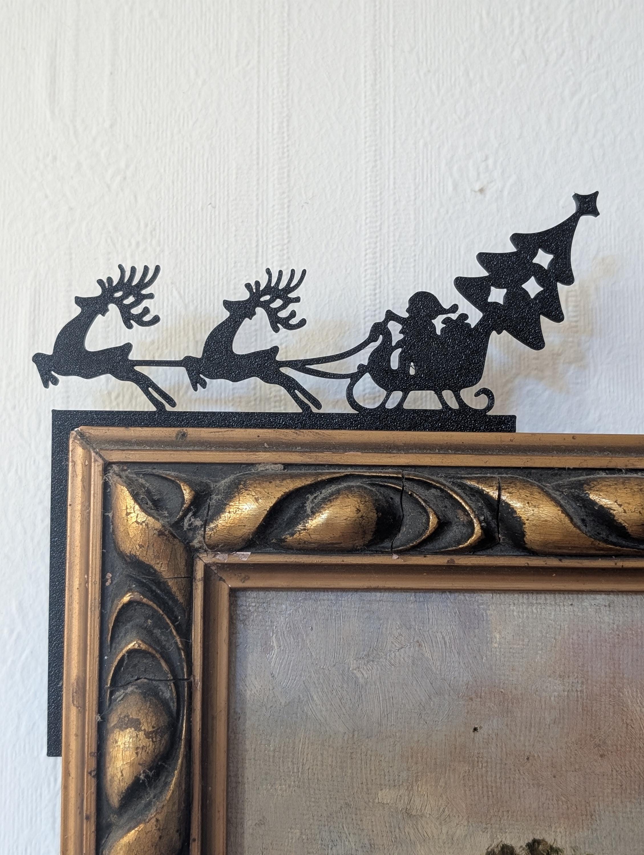 Christmas door corner or shelf decor, reindeers, Santa, Christmas tree, snowflakes, choose from the Christmas designs and decorate your home