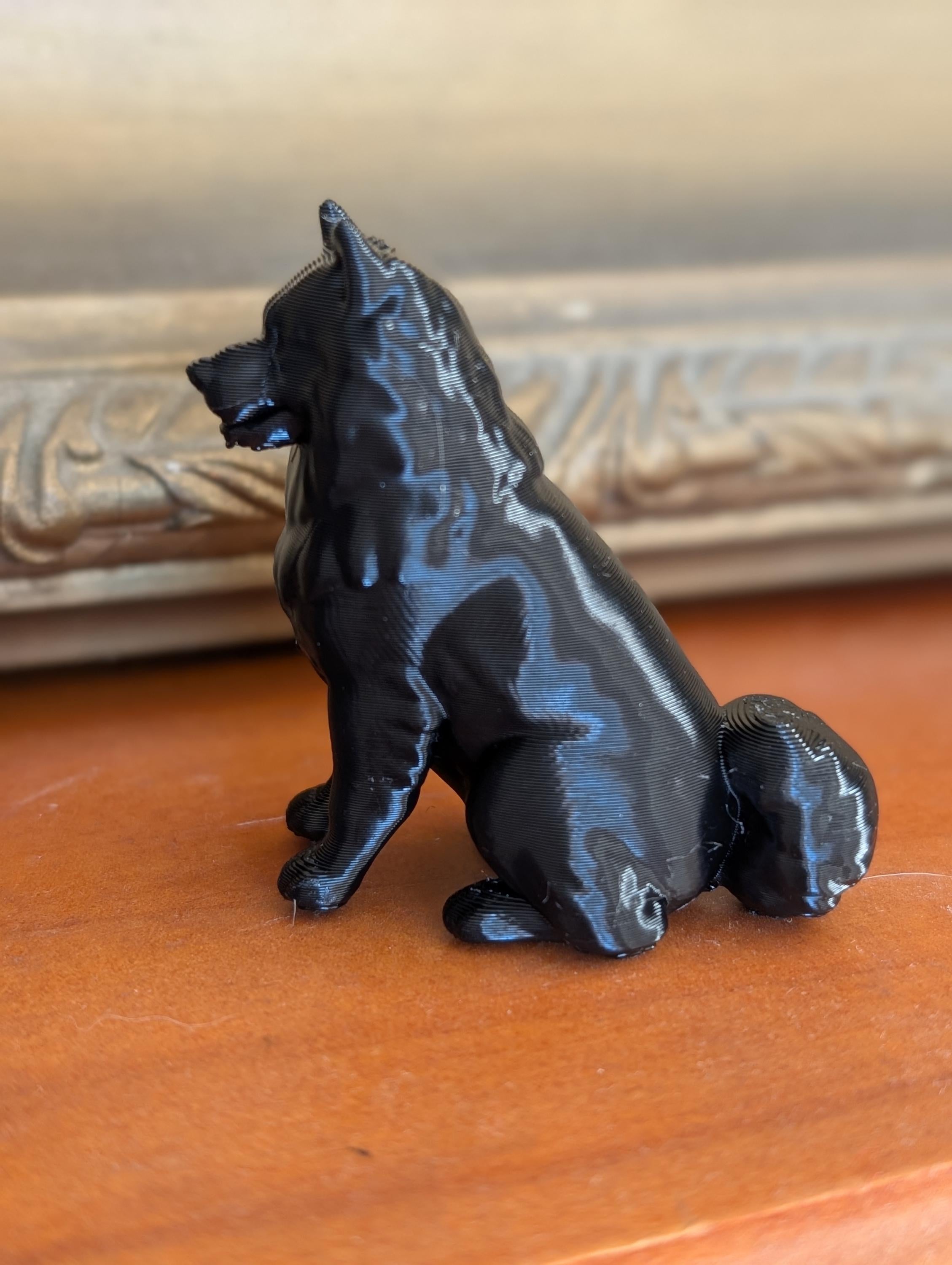 Samoyed  dog sculpture miniature, Statue, Samoyed Gift, 3D printed dog, Cake Topper, dog home decor, Samoyed Ornament, dog memorial