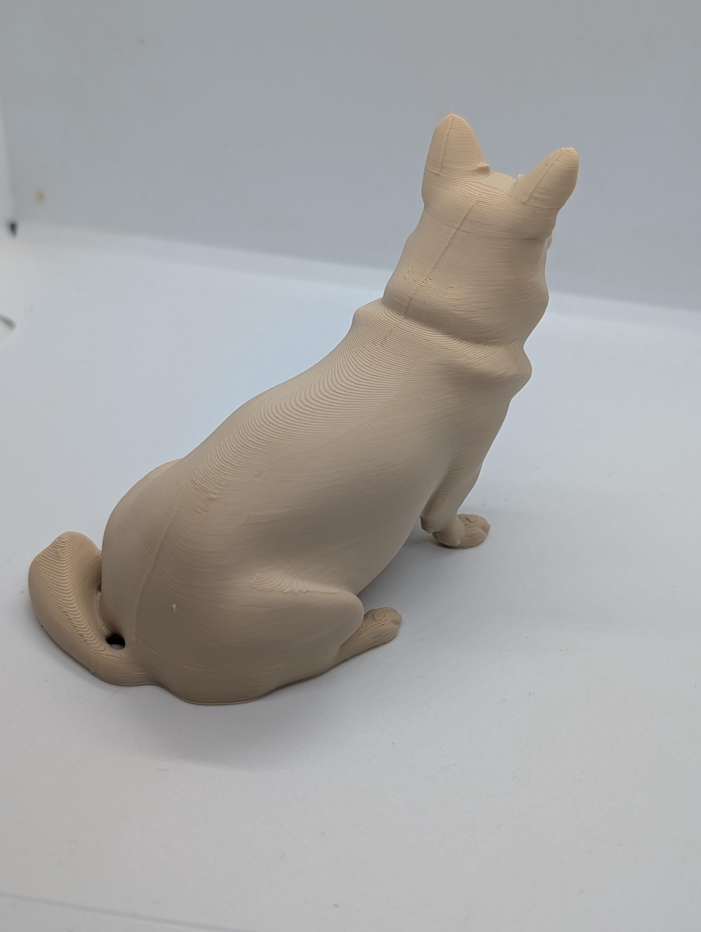 Corgie miniature, Pembroke, welsh corgie 3D printed dog, cake topper, dog memorial,