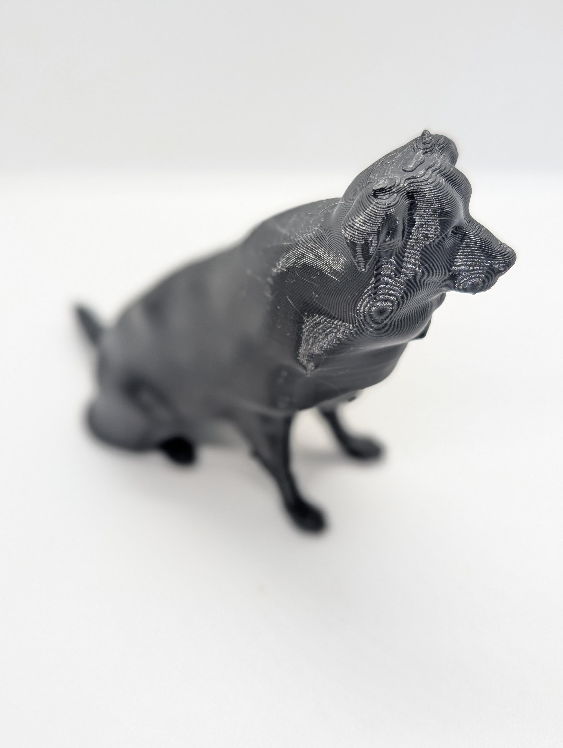 Border collie dog miniature, 3D printed dog, cake topper, home decor, perfect dog gift