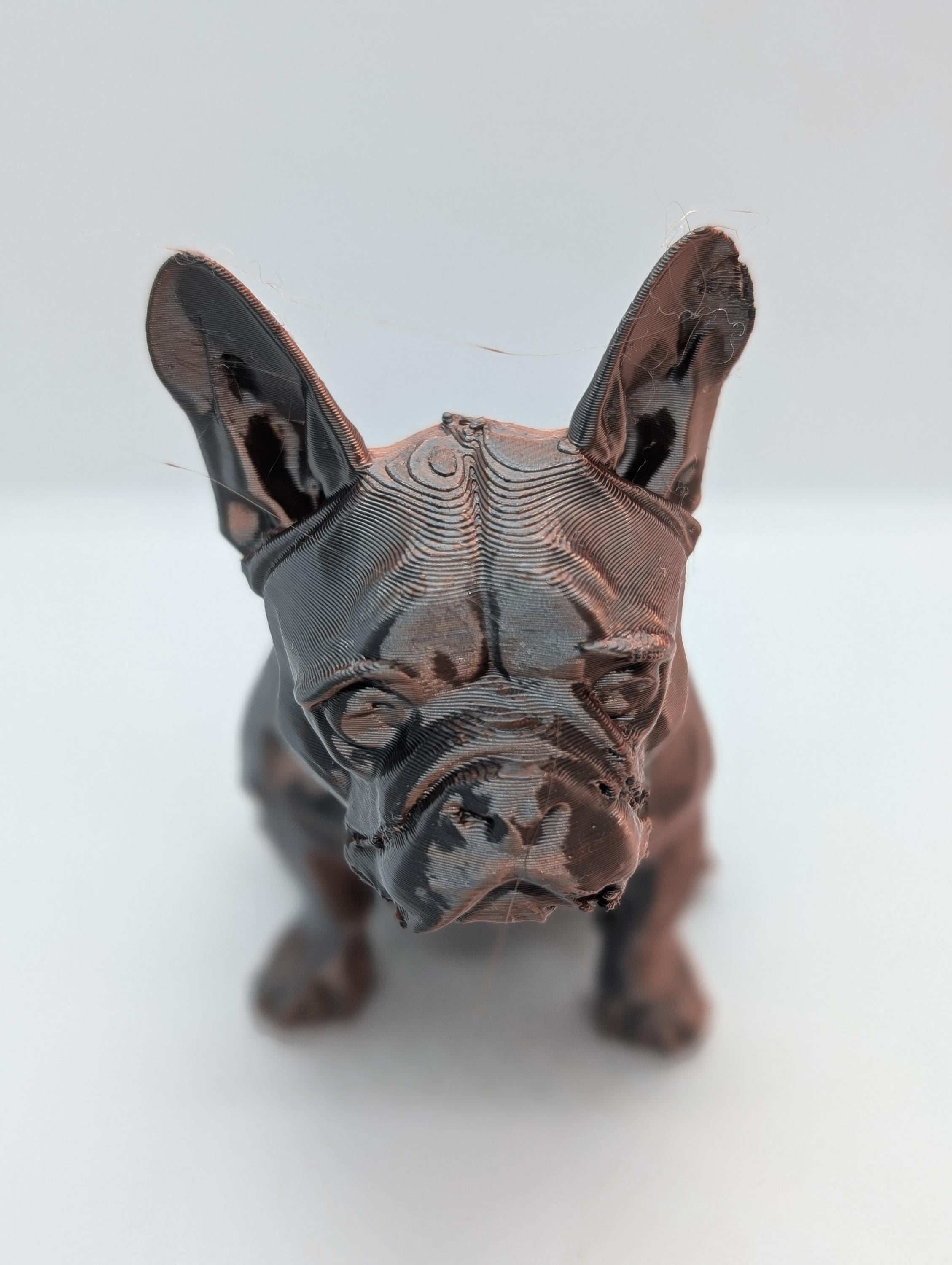 French bulldog dog miniature, 3D printed dog, dog cake topper, home decoration, puppy gift, puppy item,  3d printed  Dog figurine
