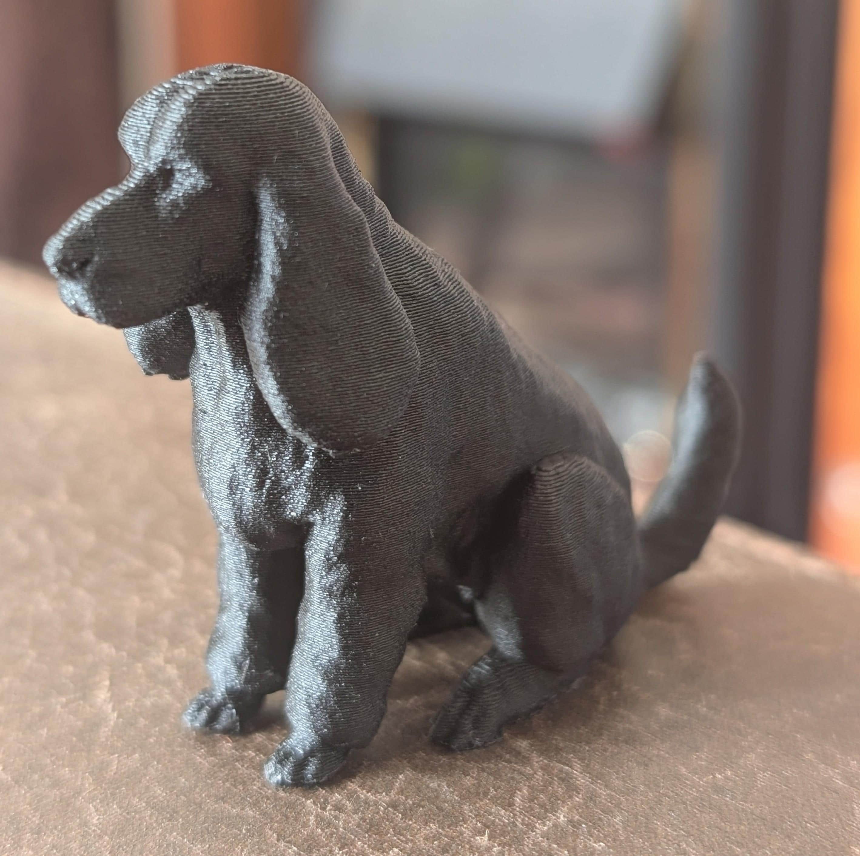 Cocker spaniel dog miniature  home decor, shelf or desk decor. cake topper, dog loss memorial, spaniel gift, 3D printed dog
