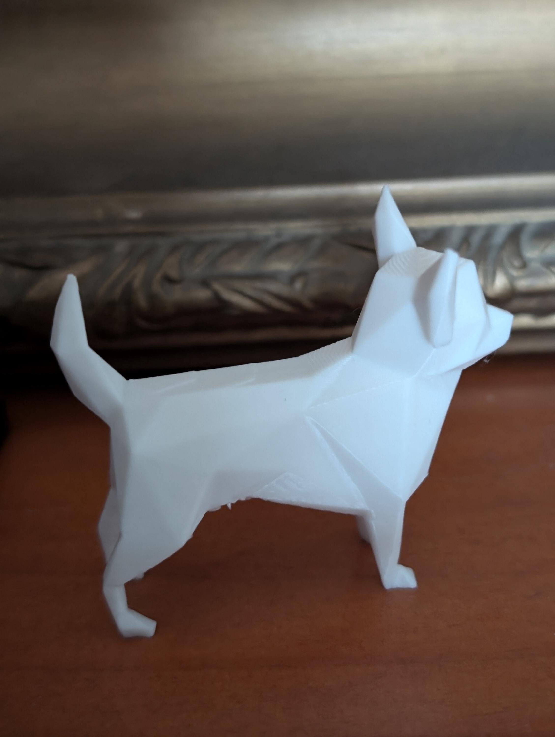 Chihuahua Dog miniature,  3D printed dog, chihuahua cake topper, dog cake topper, dog memory, dog home decoration