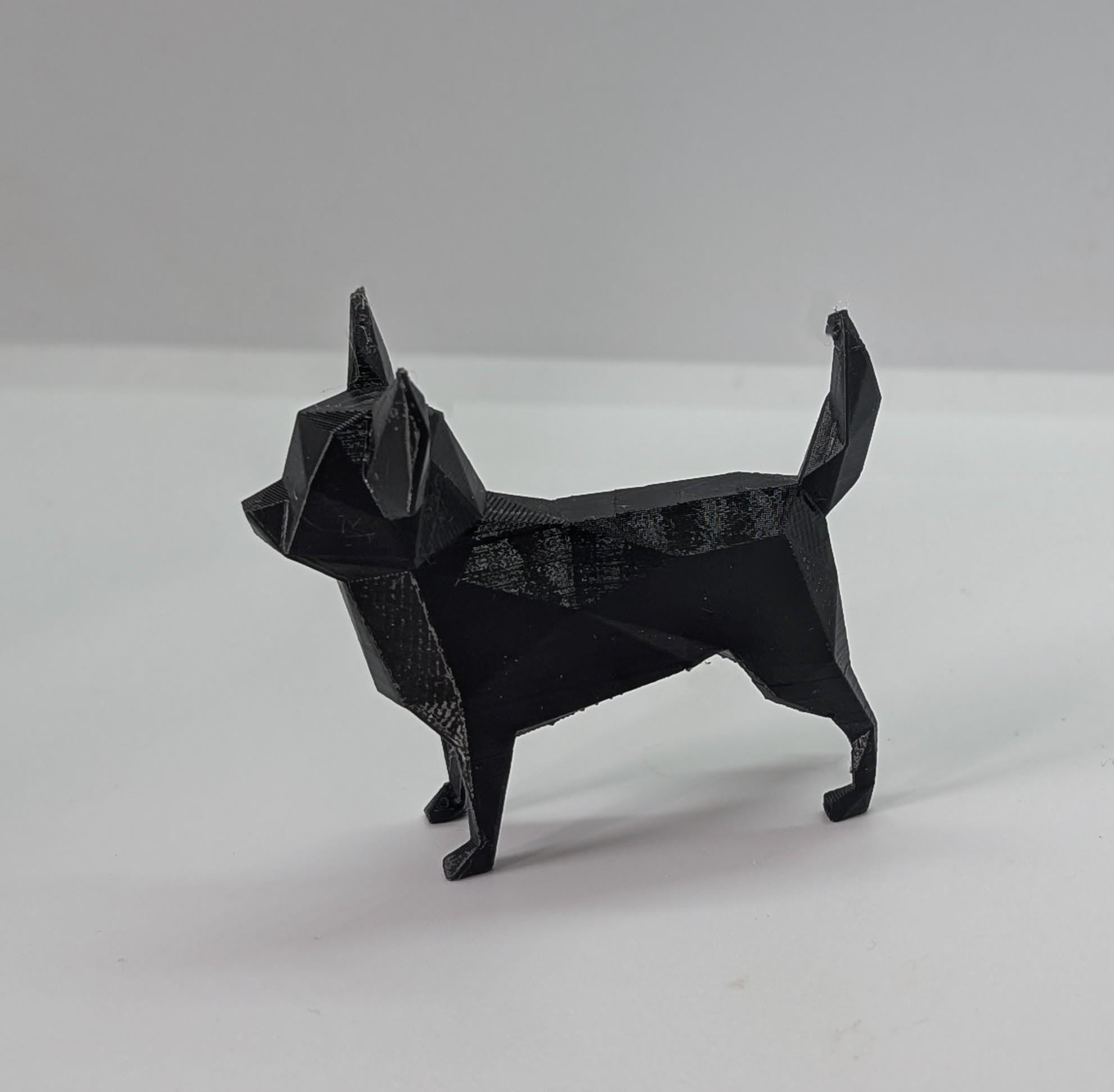 Chihuahua Dog miniature,  3D printed dog, chihuahua cake topper, dog cake topper, dog memory, dog home decoration