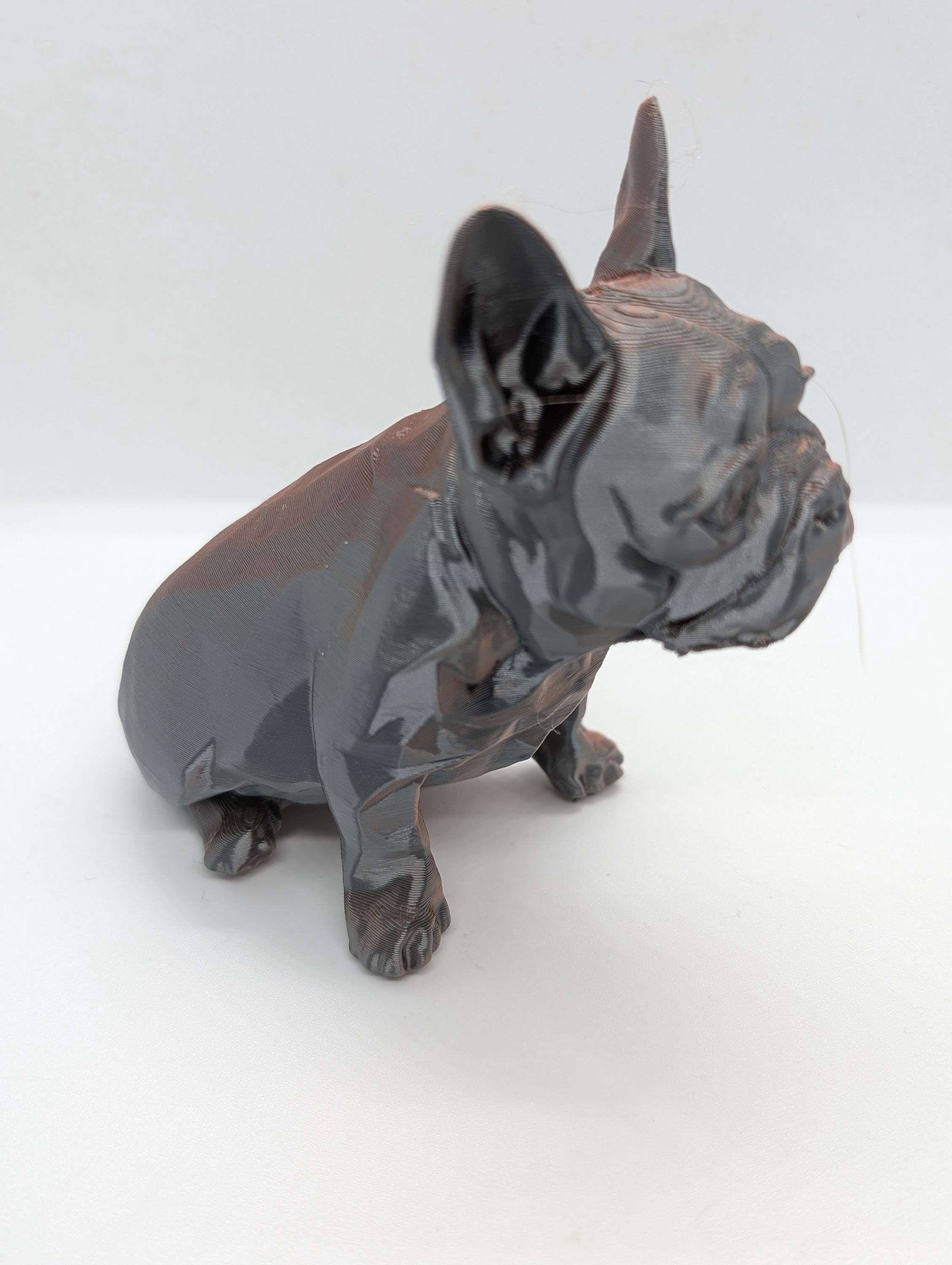 French bulldog dog miniature, 3D printed dog, dog cake topper, home decoration, puppy gift, puppy item,  3d printed  Dog figurine