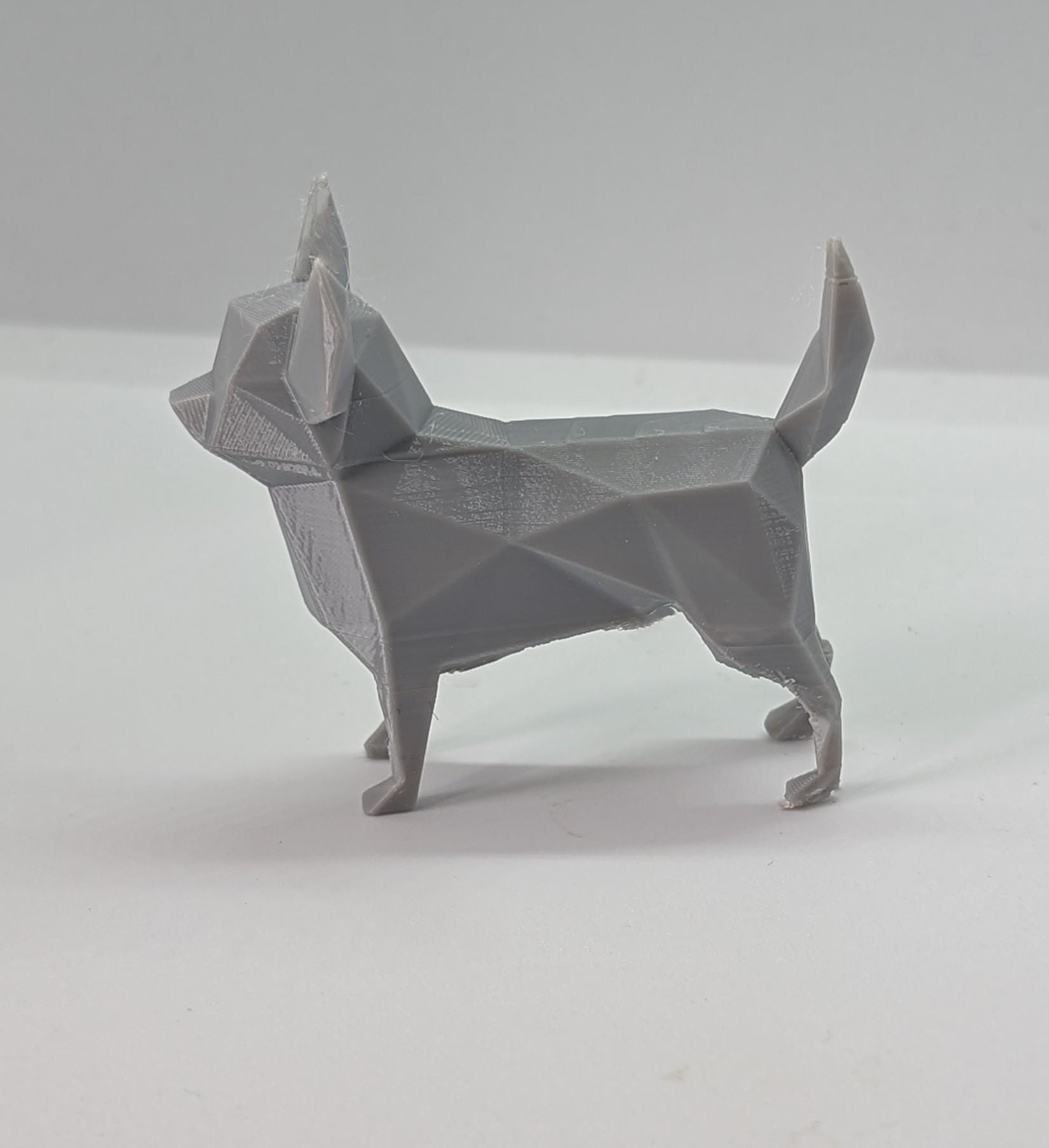 Chihuahua Dog miniature,  3D printed dog, chihuahua cake topper, dog cake topper, dog memory, dog home decoration