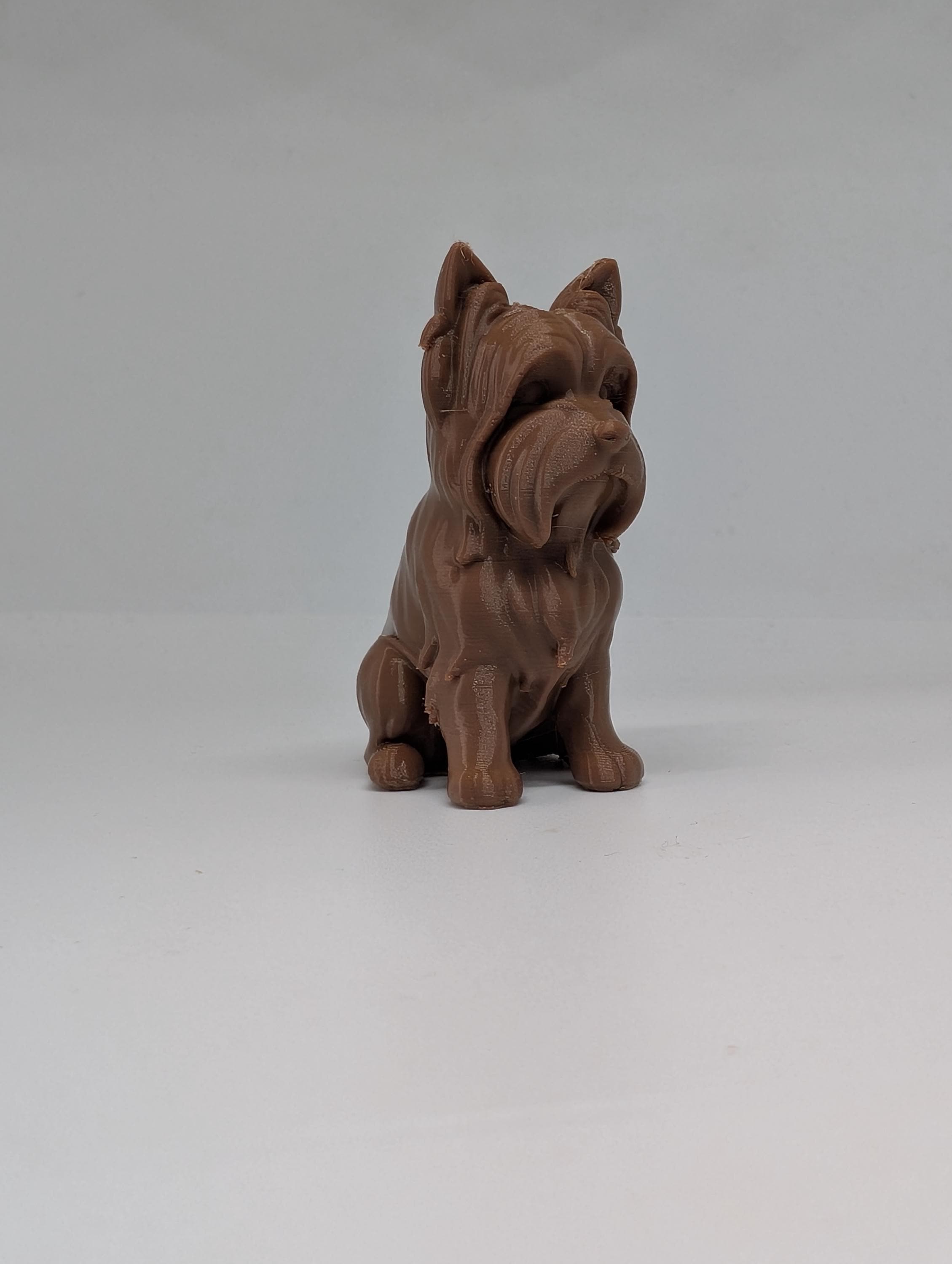 3D Printed yorkshire terrier yorkie Figurine - Custom Dog Miniature - yorkshire terrier Cake Topper - Pet Memorial Gift