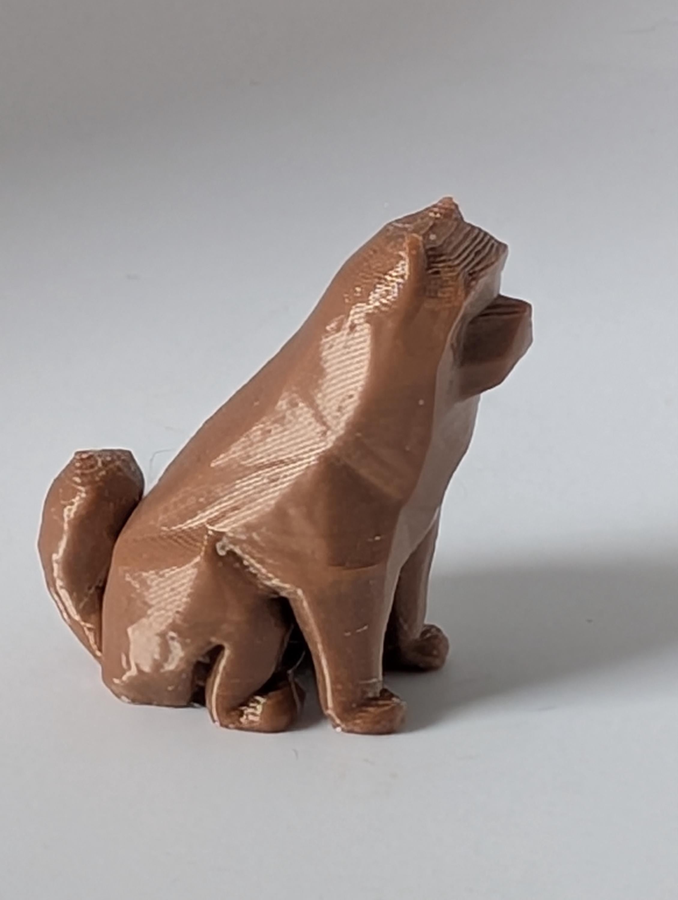 Chow chow dog sculpture, statue miniature figurine, 3D printed plastic chow chow, tabletop home decoration, dog cake topper, dog memorial