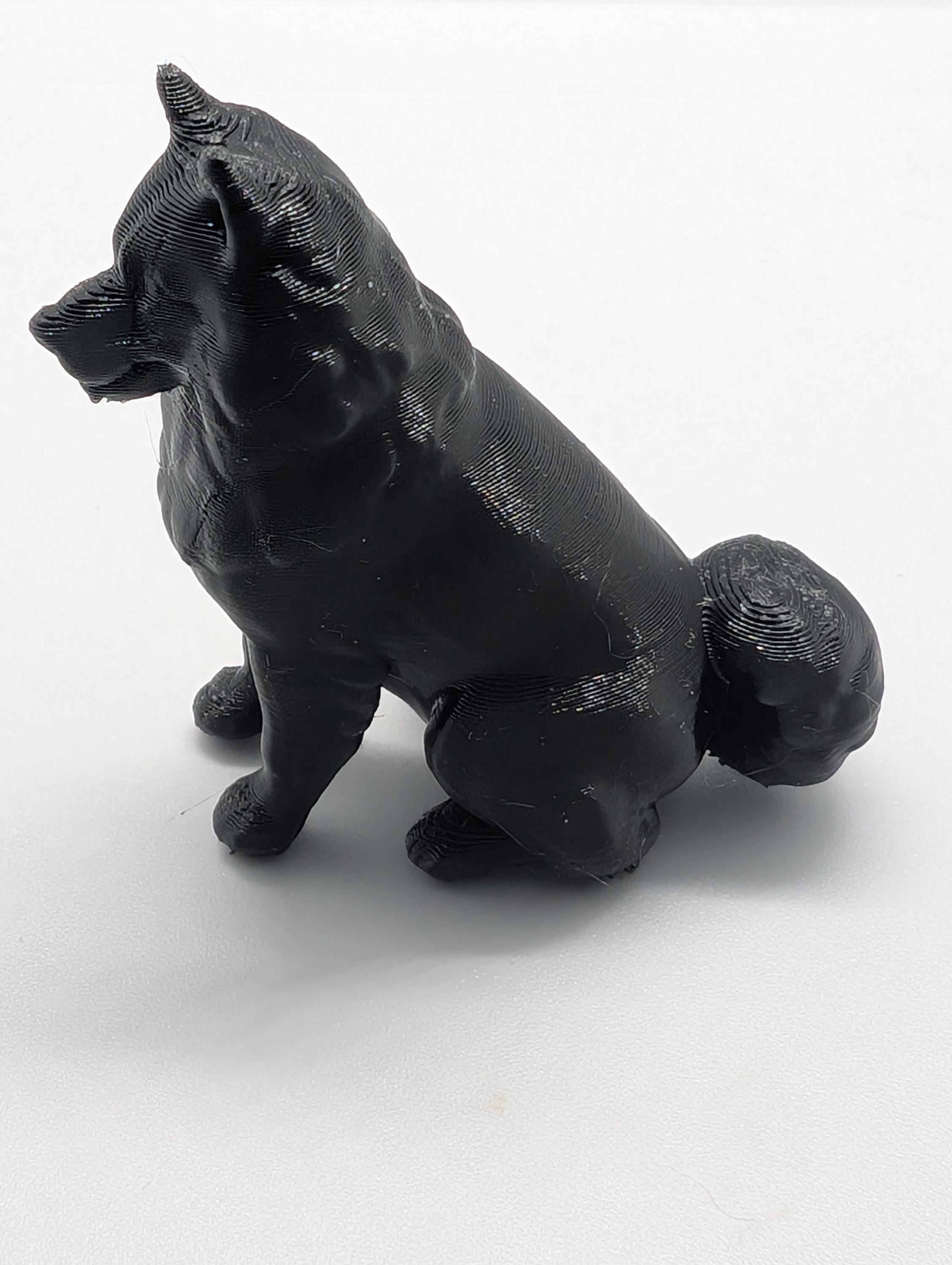 Samoyed  dog sculpture miniature, Statue, Samoyed Gift, 3D printed dog, Cake Topper, dog home decor, Samoyed Ornament, dog memorial