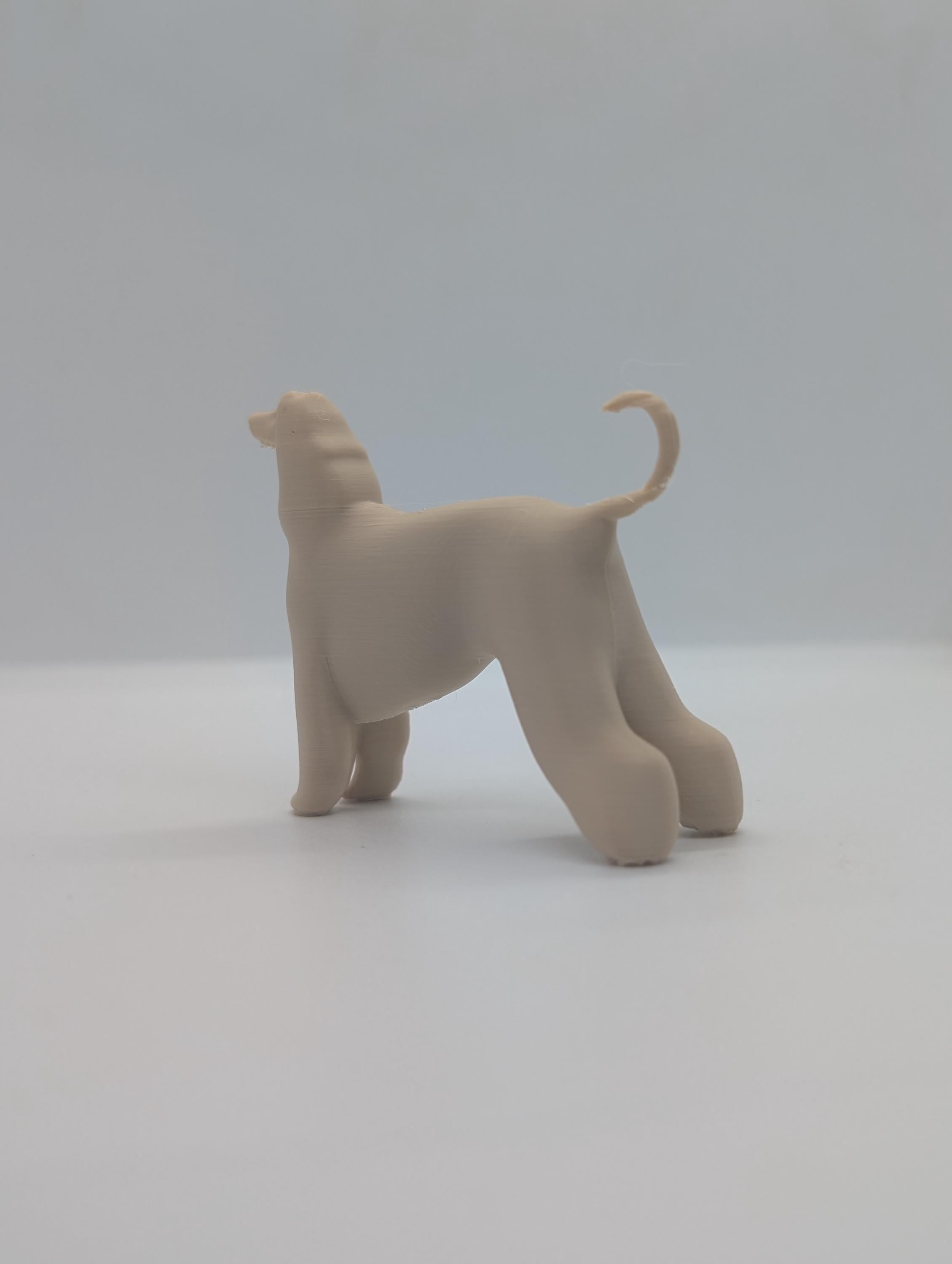 3D Printed Afghan hound Figurine - Custom Dog Miniature - Afghan hound Cake Topper - Pet Memorial Gift