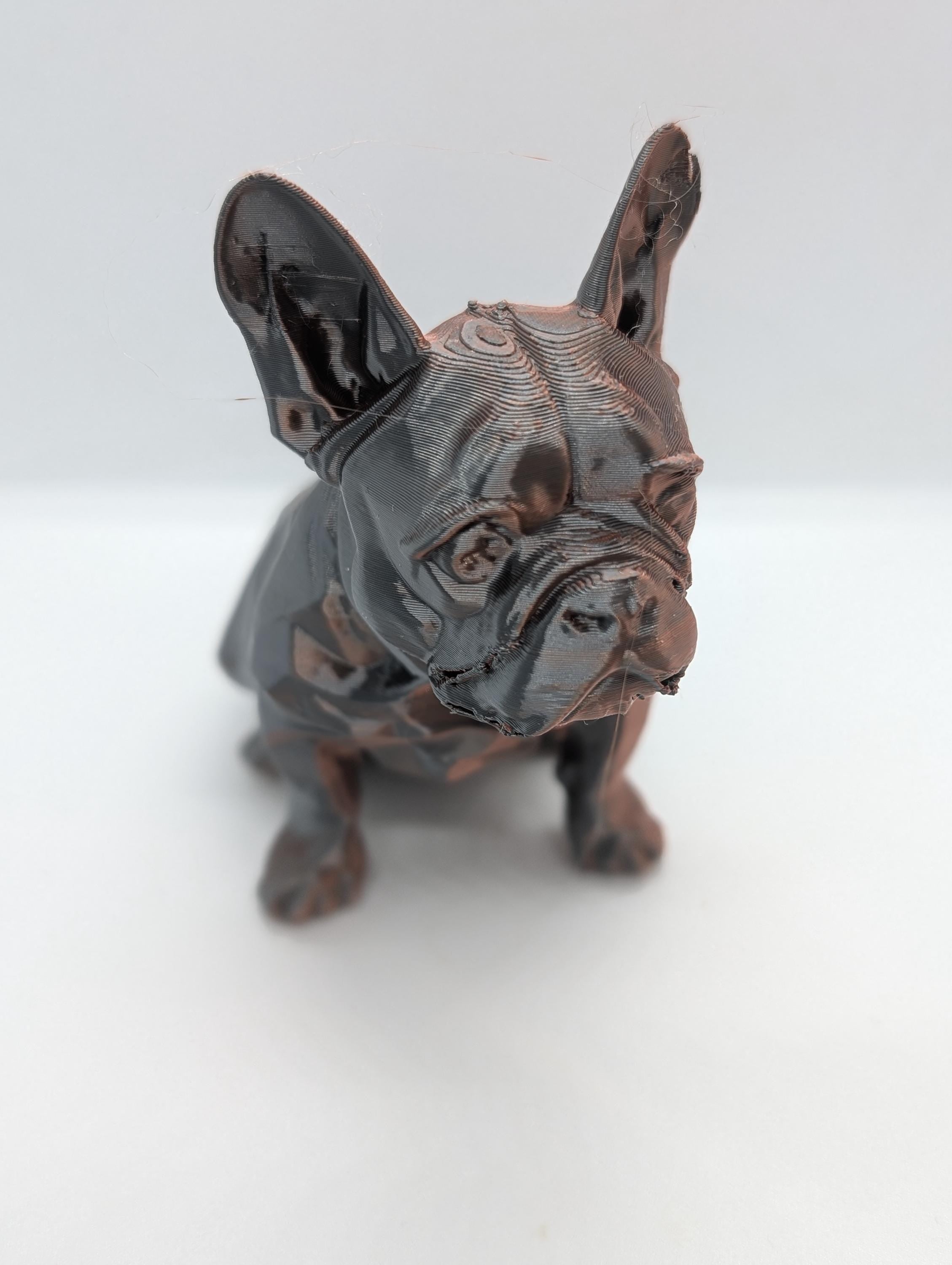 French bulldog dog miniature, 3D printed dog, dog cake topper, home decoration, puppy gift, puppy item,  3d printed  Dog figurine