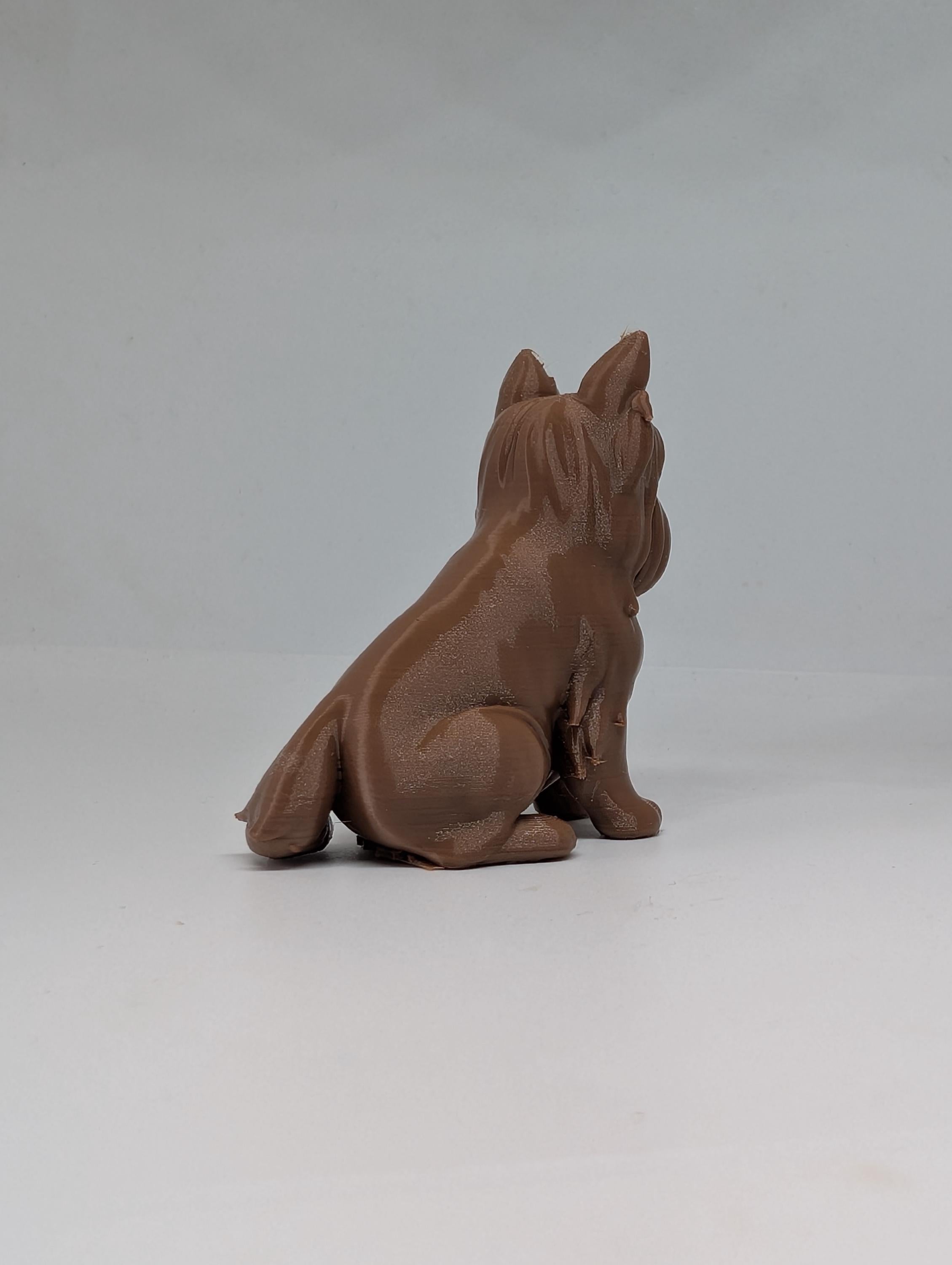 3D Printed yorkshire terrier yorkie Figurine - Custom Dog Miniature - yorkshire terrier Cake Topper - Pet Memorial Gift